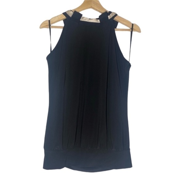 WHITE HOUSE BLACK MARKET BLOUSE WITH SILK TIE SIZE SMALL - Picture 4 of 4